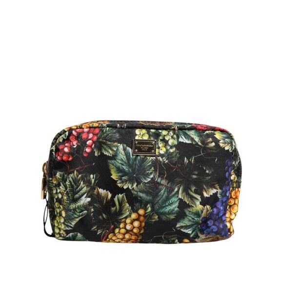 Dolce & Gabbana Floral Print Cosmetic Bag Women Multicolor Clutch Bags